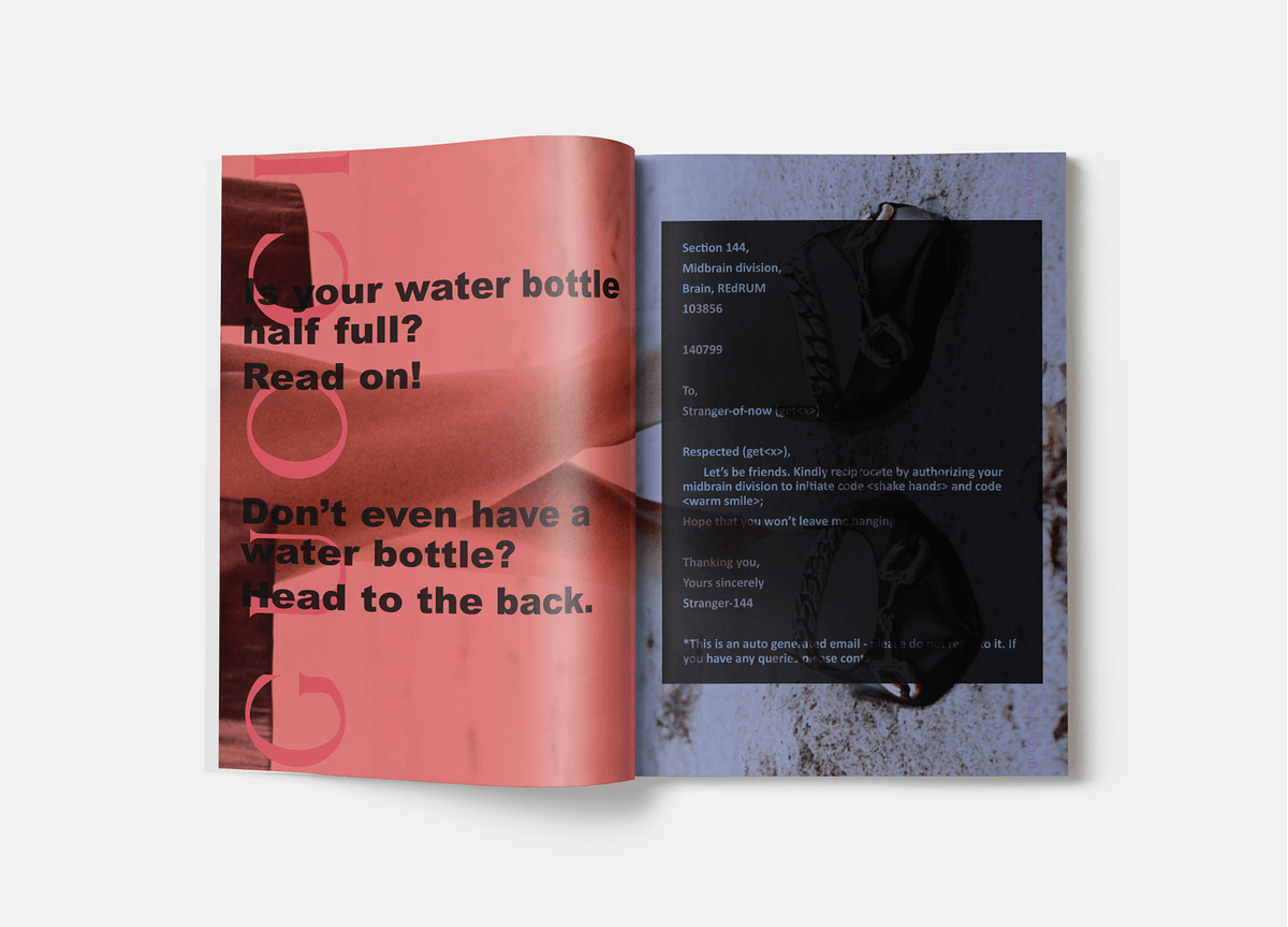sbzine's tweet photo. #Issue2 of our #Zine is based on two ironic words: 'Euphoria' and 'Realism'. You can either read from the front (euphoric articles) or from the back (realistic facts). The choice is yours! We also banked on the idea of re-printing on old #magazine sheets for this one. https://t.co/DArN5fPxRE