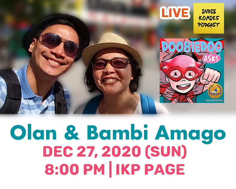 mukatman's tweet photo. Hello Komiks People! May isa pa tayong IKP Live bukas kasama sina Bambi at Olan Amago. Alamin natin ang mga storya sa Doobiedoo Asks comics nila! Kita-kits bukas 8pm.
#IKPLive #DoobiedooAsks #indiekomikspodcast https://t.co/upla7bhSmz