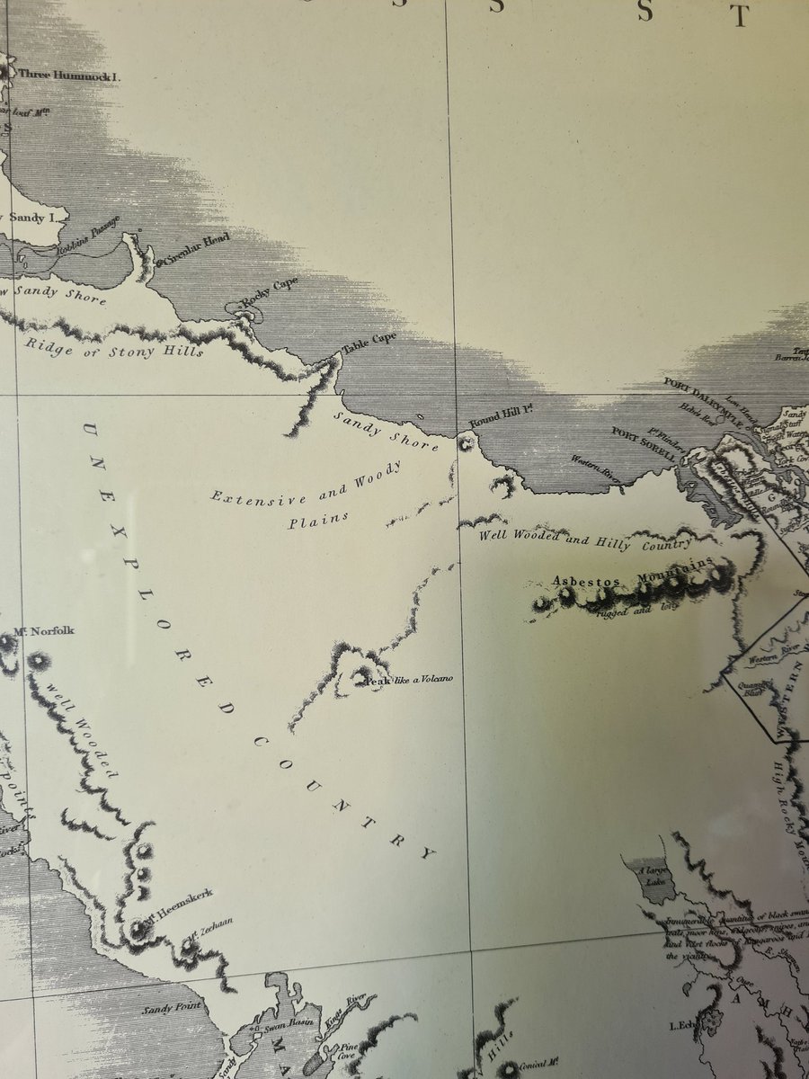 This 1828 map of Van Diemen's Land really shows the extent of colonisation and where it focused. If you're back in Tassie for Christmas, go to TMAG, they have a powerful exhibition on the Black War, showing how English settlers violently invaded Indigenous lands
