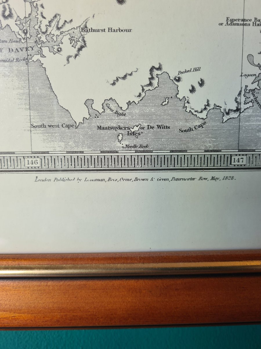 This 1828 map of Van Diemen's Land really shows the extent of colonisation and where it focused. If you're back in Tassie for Christmas, go to TMAG, they have a powerful exhibition on the Black War, showing how English settlers violently invaded Indigenous lands