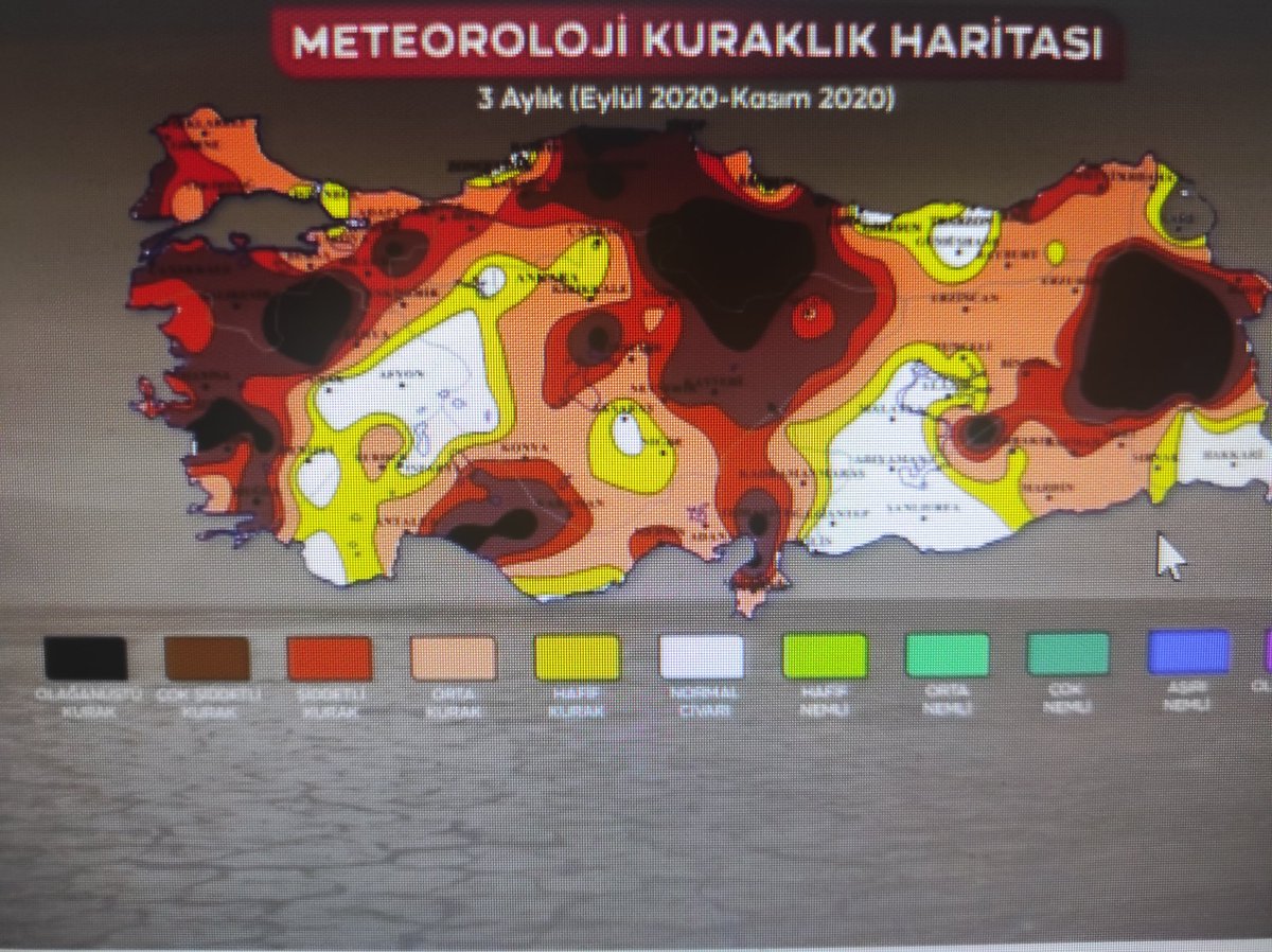 #kuraklik üzerine olası Gelişmeler #bist e Kote #gida şirketlerine etkileri üzerine bir bilgisel yazma durumu hasıl oldu.Basliyoruz malumunuz  Türkiye'de ve bazı yurt dışı ulkeleri susuzluk sorunu ile karşı karşıya Rakam verip kafa karıştırmadan bir resimle olayın ciddiyetine+