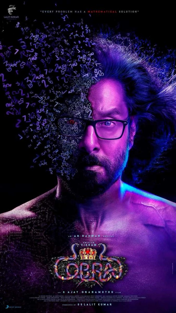 cvfClub's tweet photo. #ChiyaanVikram #CobraSecondLook https://t.co/EbTNfvatA2