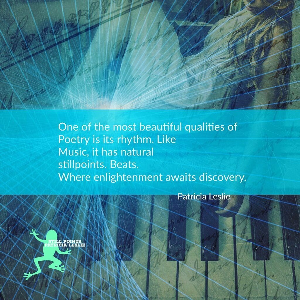 PatriciaLeslieA's tweet photo. One of the most beautiful qualities of
Poetry is its rhythm. Like
Music, it has natural
stillpoints. Beats.
Where enlightenment awaits discovery. ~Patricia Leslie
#words #poetry #beats #stillpoints https://t.co/zr0jH06kuJ https://t.co/m5PXI3xtWj