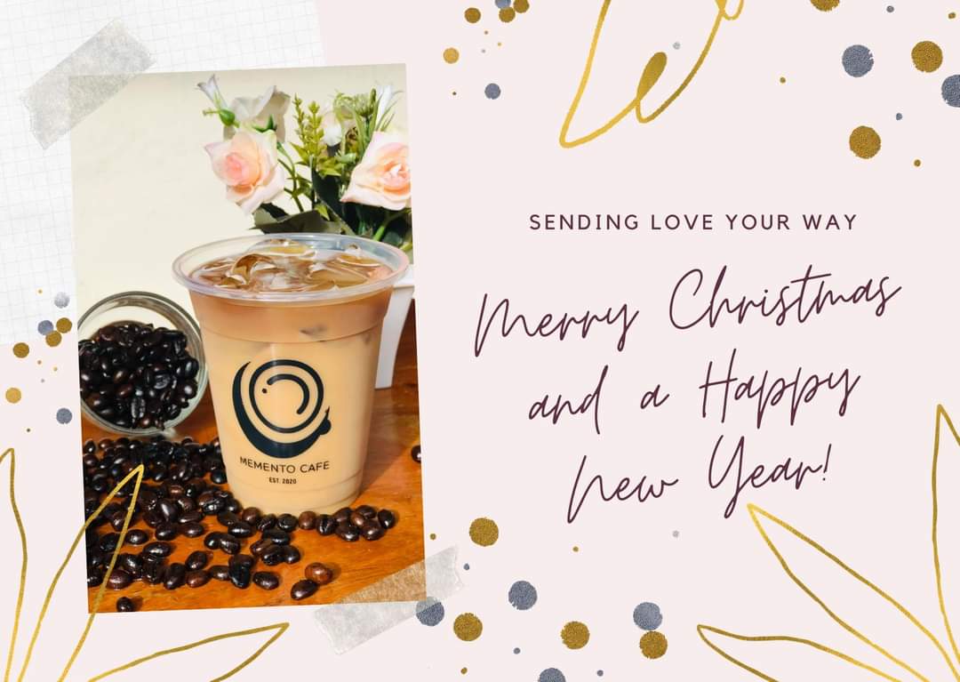 MementoCafePH's tweet photo. May this special holiday be a happy #Memento to all of us!~ 💕

Merry Christmas and Happy New Year! ✨💛

#MementoCafePH
#MementoCares https://t.co/uPbf5FSRs9