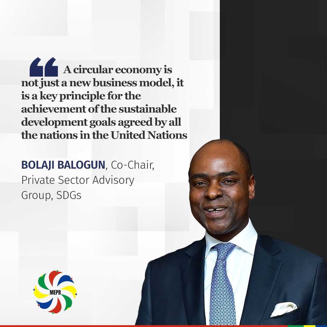 LagosMepb's tweet image. A circular economy is at the core of the United Nation’s sustainable development goals and the survival of our world at large. This is why the Lagos State Government is striving towards the attainment of a Circular and sustainable Lagos. #LagosMepb #sustainablelagos #lagos