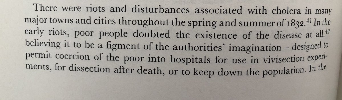 Just so we are all clear that nothing changes. This, on the 1832 cholera epidemic.