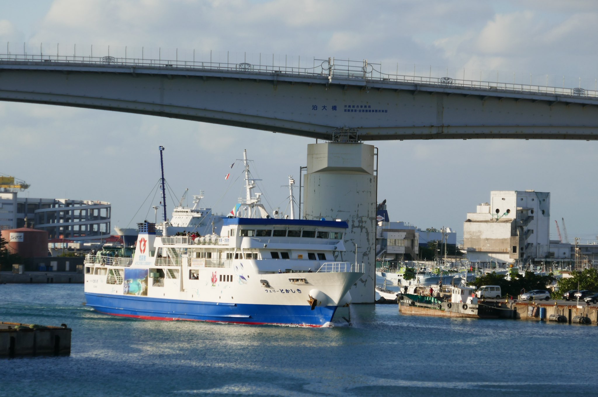 テス湖のテッシー フェリーとかしき 渡嘉敷島への1日1便の定期運行を終えて 那覇 泊港に帰ってきました かなり多くの観光客が乗っていました フェリーとかしき T Co 6yhvvtqed3 Twitter