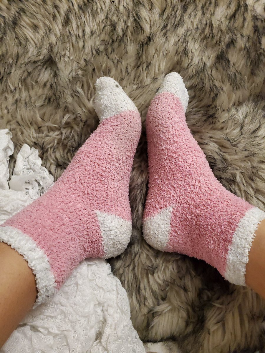 BratMabel's tweet image. Who's buying these worn &amp;amp; torn fuzzy socks?