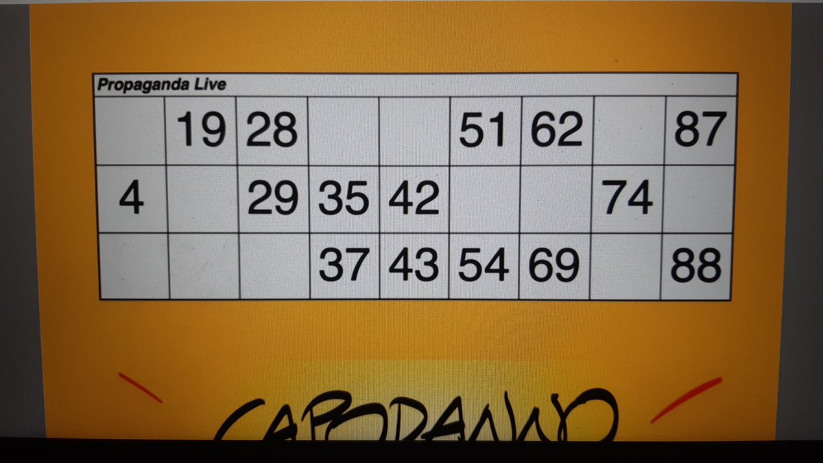 #propagandatombola
#propagandalive
<a href="/welikeduel/">Propaganda Live</a>

Siamo pronti! 💪