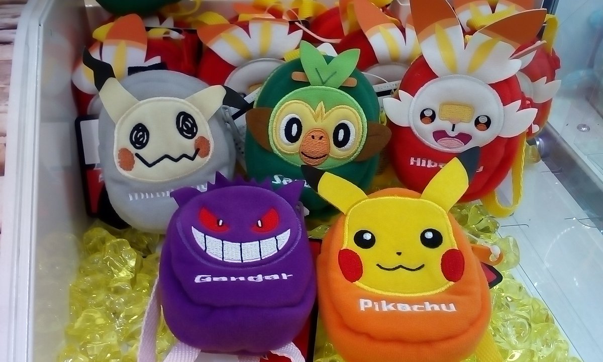 ゲームパニック京都 景品入荷情報 ポケットモンスター ミニリュック型ポーチ ポケモン プライズ 河原町 クレーンゲーム Ufoキャッチャー ゲーパニ