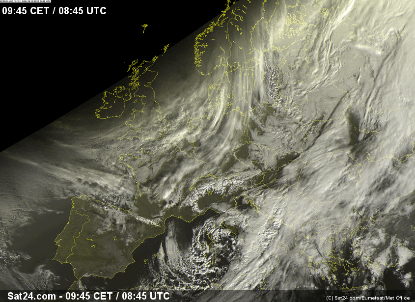 Europe_wx's tweet photo. Latest update of Europe pressure patterns and front (synoptic map), satellite image, temperatures and lightning activity https://t.co/upFaf2AtF9