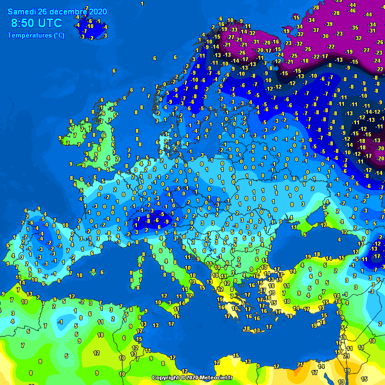 Europe_wx's tweet photo. Latest update of Europe pressure patterns and front (synoptic map), satellite image, temperatures and lightning activity https://t.co/upFaf2AtF9