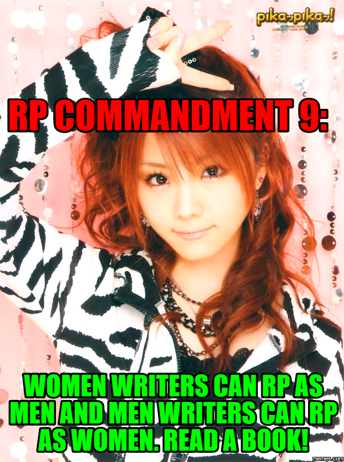 Of COURSE you would. Because you know the 'no-win' as well as I.If writer is Straight: "You're fetishizing my community and offending us!!"(Same with race bending, back to another BBC rant I've done)