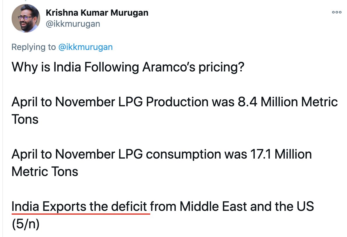 இதுல தப்பு தப்பா இங்கிலீசு வேற!"...India Exports the deficit from Middle East..." ஆம்  https://twitter.com/ikkmurugan/status/1342499242988867589
