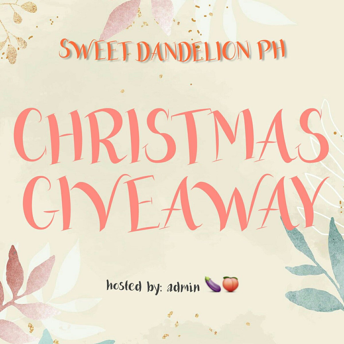 swtdandelionph's tweet photo. 🎄CHRISTMAS GIVEAWAY BATCH 2🎄

🎁1 Winner of DMUMT and Obsession Posters
🎁1 Winner of Sealed Obsession album

Make sure to follow the mechanics below and REPLY PROOF.

GOOD LUCK AND HAPPY HOLIDAYS 🎉🥳🎄

-🍆🍑 https://t.co/XbZ0C8D5bK
