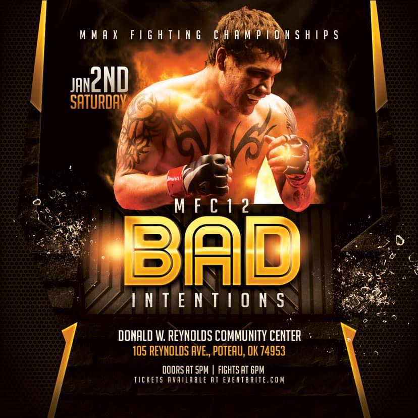 Triller_TV's tweet photo. They don't waste any time
#MMAXFC promised to not let the #mma drought last long after the holidays.
They return on Jan. 2nd with #MFC12 #BadIntentions on #FITE
Two of Arkansas's best battle for 115lb women's ๐
A loaded undercard of local talent
๐คhttps://t.co/SakaaX2YLy https://t.co/JhFGmYbG4q