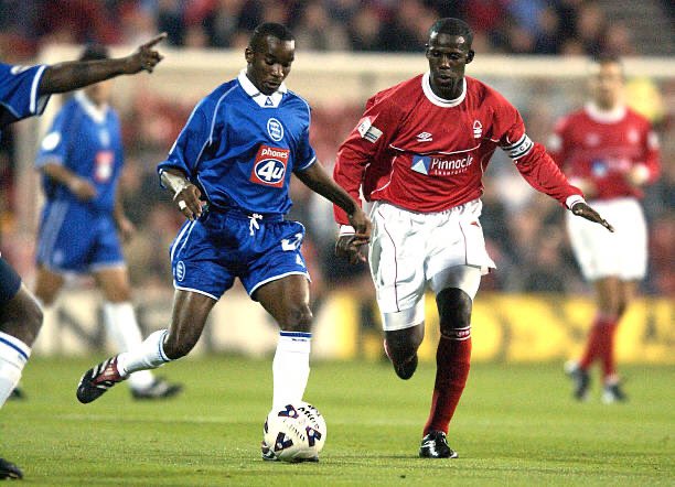 5 - 01/02Birmingham finally find a pair of blue shorts to wear with their home kit, looking much better. Strangely, we’re wearing the square Nationwide patches, despite them being an oval for this season, as seen in the background for Brum  #NFFC 0-0  #BCFC