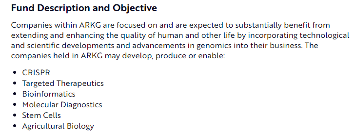 The  $ARKG fund description is a good place to start. This has changed recently to a  #CRISPR theme but started more with the sequencing cost declines which would drive diagnostics adoption and precision medicine2/