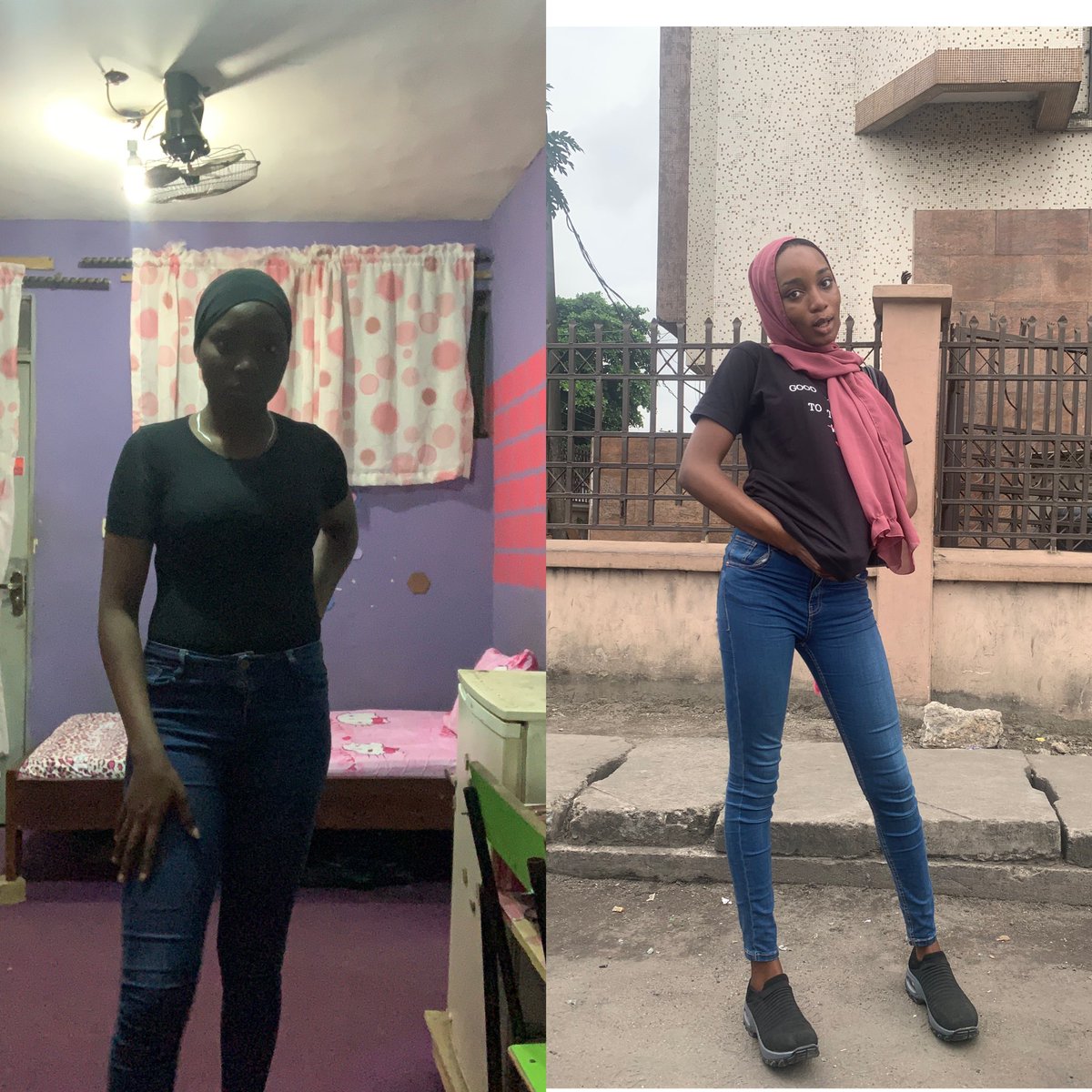 My sister is pretty skinny and I always wanted to be like her. People always told me I had a tendency of being fat and it scared me. From like May-September, I employed unhealthy means, and I finally lost 15kg. I have never been happier with my body. January, November, December