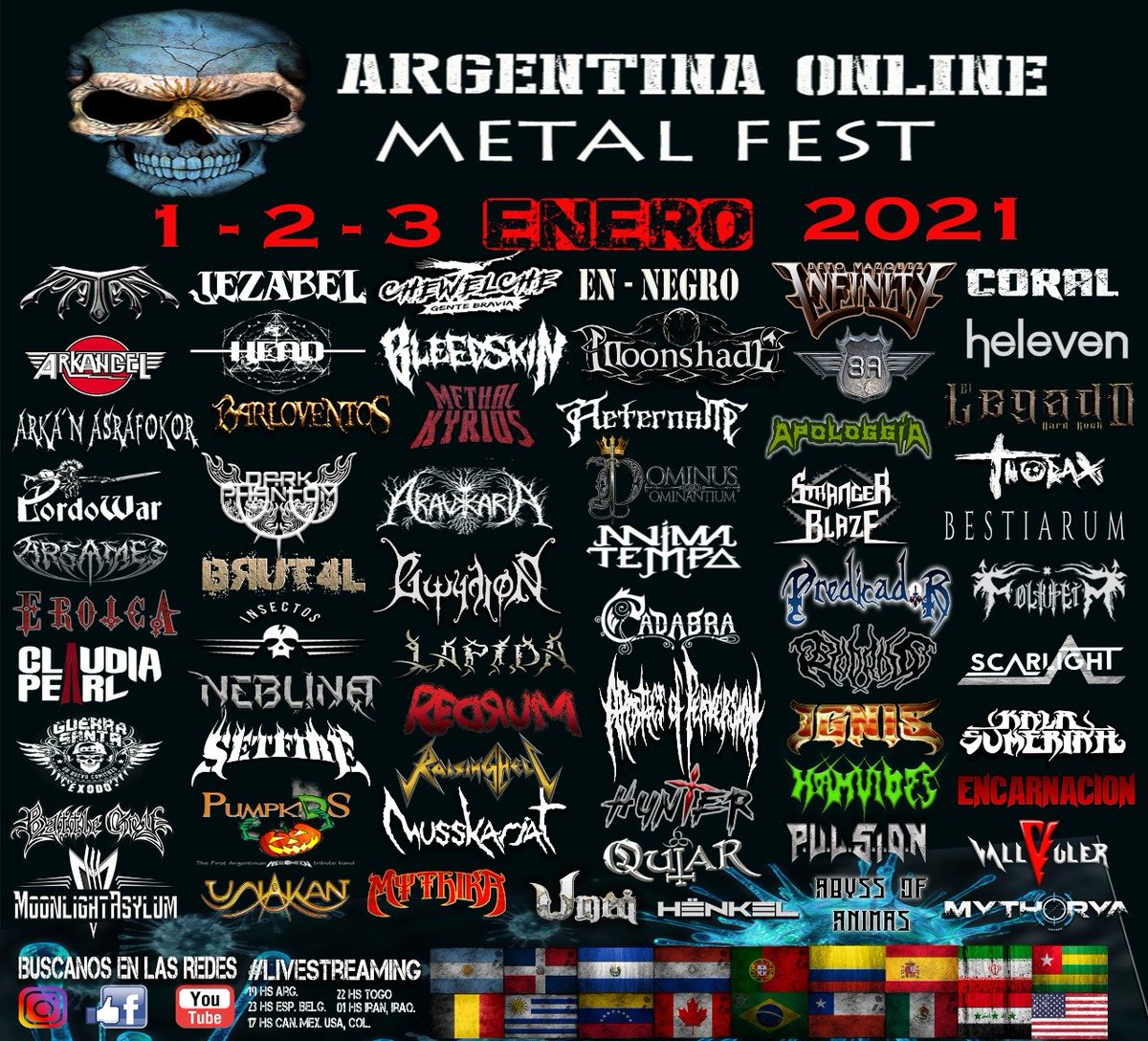 umeametal's tweet photo. Se viene el recital en streaming más importante de Latinoamérica...el domingo 03/01 nos toca a nosotros! https://t.co/BrQCKQH4S0