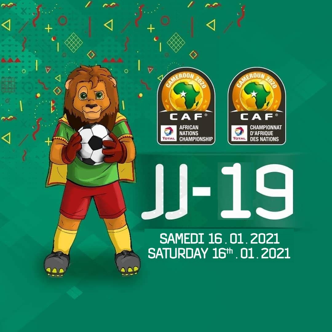 JJ-19 DE LA CÉRÉMONIE D'OUVERTURE
DU CHAN TOTAL CAMEROUN 2020 
SAMEDI 16 JANVIER 2021 À YAOUNDÉ
LA FÊTE SERA BELLE ! 

19 DAYS TO THE OPENING CEREMONY OF TOTAL CHAN CAMEROON 2020 
SATURDAY 16TH JANUARY 2021 IN YAOUNDE