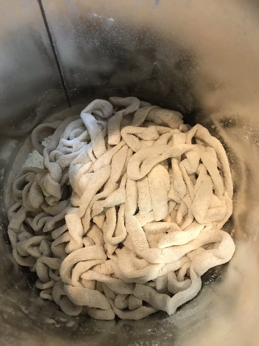 sachthevoyager's tweet photo. パスタマシーンがあれば、ベルギーでも餃子の皮もうどんもできちゃう。昨日のターキーの残りと骨で白湯スープとってみてる。
この冬は肥えるな。
#stayhome #timetoexperent #sciencemeetsfood https://t.co/Prhhcs1x7r