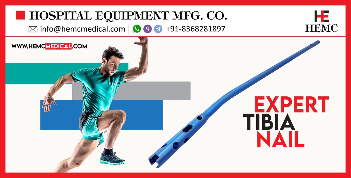 HemcOrtho's tweet image. Expert Tibia Nail
hemcortho.com/product/expert…
#ExpertNailTibia
#ExpertTibiaNail
#InterlockingNial
#InterlockingNailsIndia
#Nails
#PFNA
#GammaNail
#TraumaImplants
#OrthopedicImplants
#hemcmedical
#hemcortho
#hemcindia