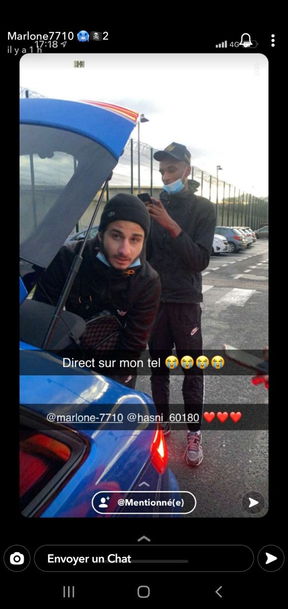 Nvboy5's tweet photo. #marlone libérable il a fait que 1semaine de prison il a crue c un ptn de bandit mais pg on t'aime quand même https://t.co/4bnEOpRPXZ