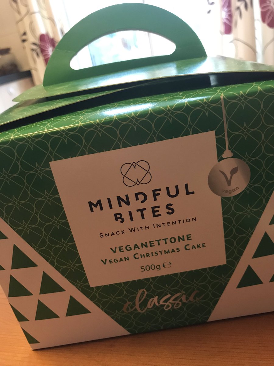 Tucking into my <a href="/mindfulbitesuk/">Mindful Bites</a> #veganettone for breakfast from <a href="/marksandspencer/">M&S</a> a gift from my sister and it’s rather good 🌱😋💚 #christmascake #veganfood #veganlife #vegansofig #veganchristmas #veganuk #veganbreakfast #crueltyfreetreats #crueltyfreelife #plantbased #vgang