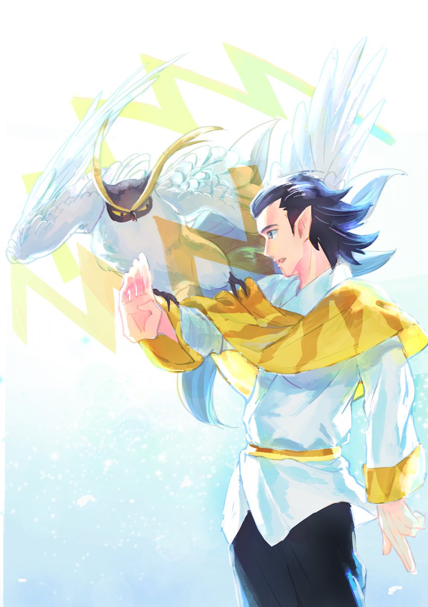 こういう状況もあるのかもと夢見ている 洋画用の青のイラスト