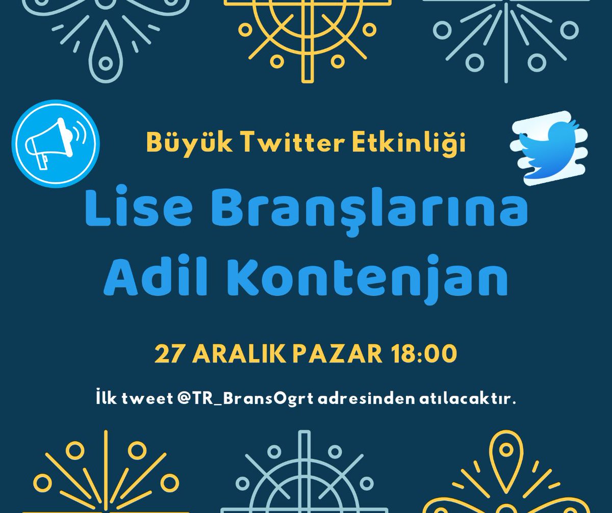 Bütün Lise Branşı öğretmenlerimizi bekliyoruz.

#LiseBranşlarıTakipleşiyor