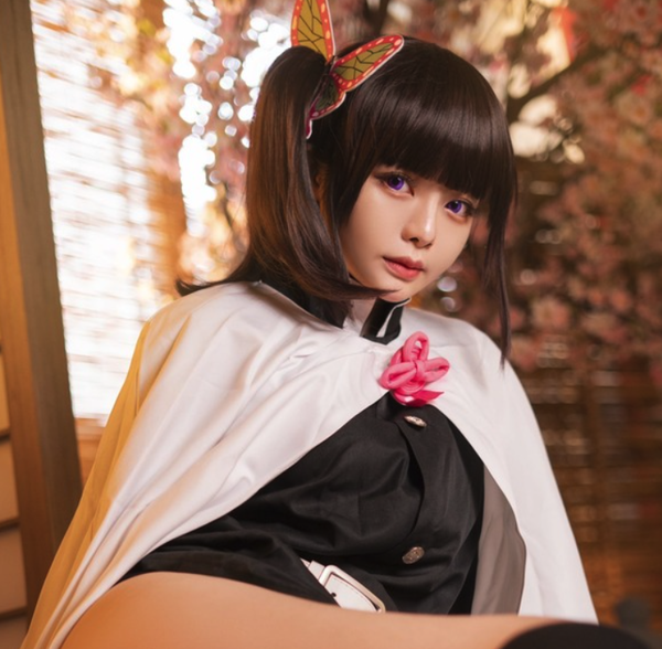 35 画像 中国人コスプレイヤー 鬼滅の刃の栗花落カナヲちゃんのコスプレしてみたヨ ﾊﾟｼｬ T Co Ddjm2iwxzj