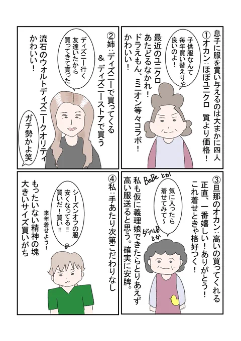 今でも服のこだわりは強め(イヤイヤ期はもっと凄かった)
母でも傷つくことを分かってほしいな 文字多め
#育児絵日記 #育児漫画 #ユニクロ #ディズニー #BeBe #DoubleB 