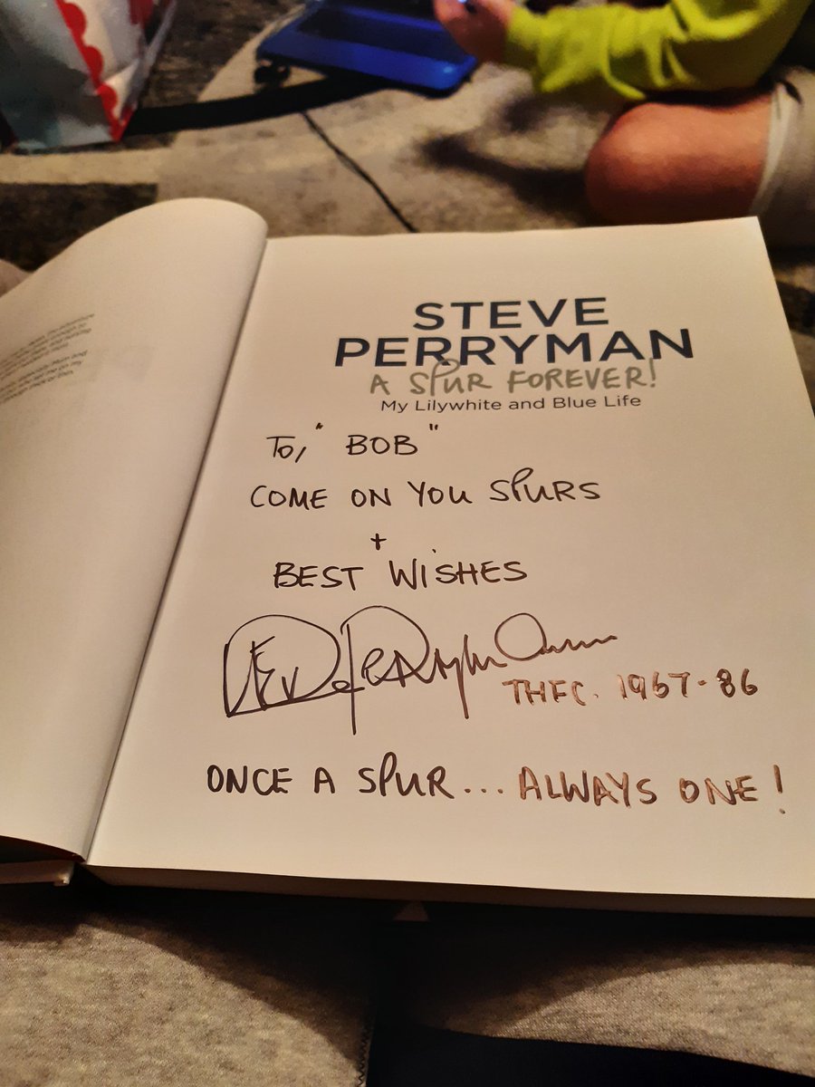 bobcarlo1's tweet photo. @Steve6Perryman loving the signed book from my daughter#COYS https://t.co/OqctskV4P9