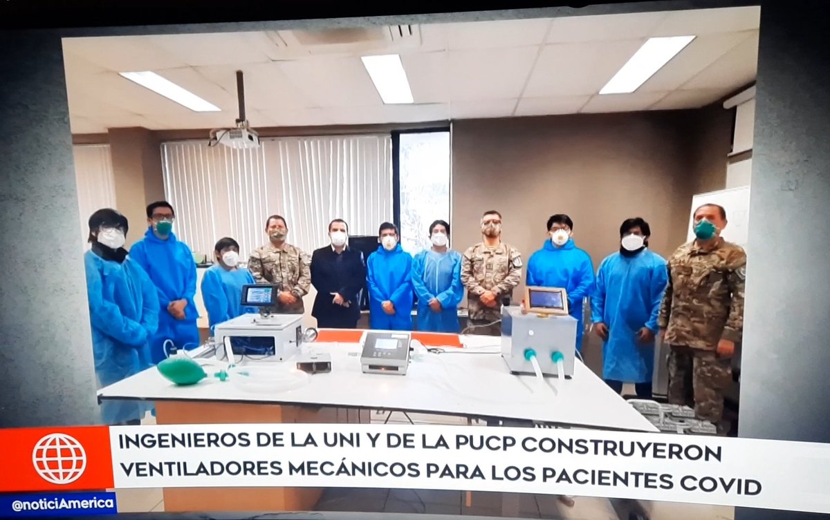 <a href="/noticiAmerica/">América Noticias</a> destaca entre los mejores aportes científicos tecnológicos del 2020 frente al Covid-19; el desarrollo del ventilador mecánico FéniX construido por la <a href="/UNIoficial/">UNI</a> <a href="/CticUni/">CTIC UNI Oficial</a> <a href="/jorgealvah/">Jorge Alva Hurtado</a> - 25/12/20