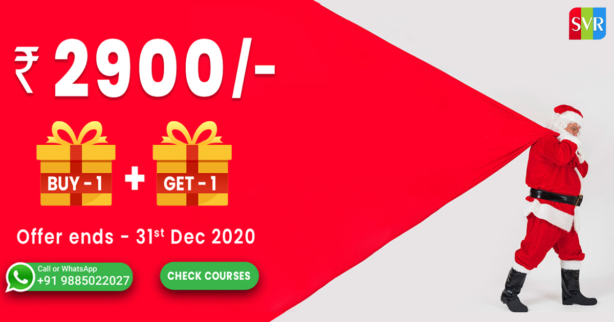 svrtechnologie's tweet image. 🎉🎉 Get 1+1 OFFER on All Self-learning Courses 🎉🎉🎉🎉
Click here: bit.ly/2KuUO8O
call or whatsapp: +91 9885022027
#onlinetrainingcourses #svrtechnologies #selflearningcourses