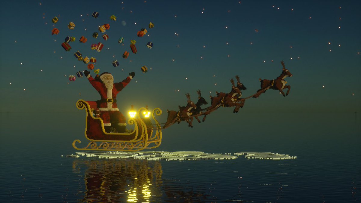 I made this back in october just for fun, i also made this render myself, since its christmas right now i might as well post it, Merry Christmas to all of you and a happy new year! #Minecraft