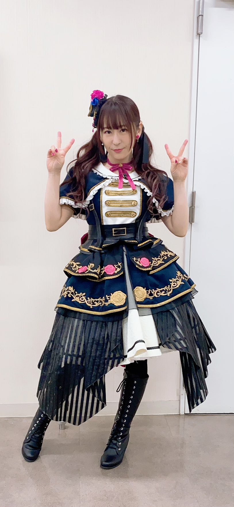 櫻川めぐ 帽子とイヤリングとブーツ初お披露目 あ 手袋して写真撮るの忘れちゃった 炎の体育会tv Roselia バンドリ