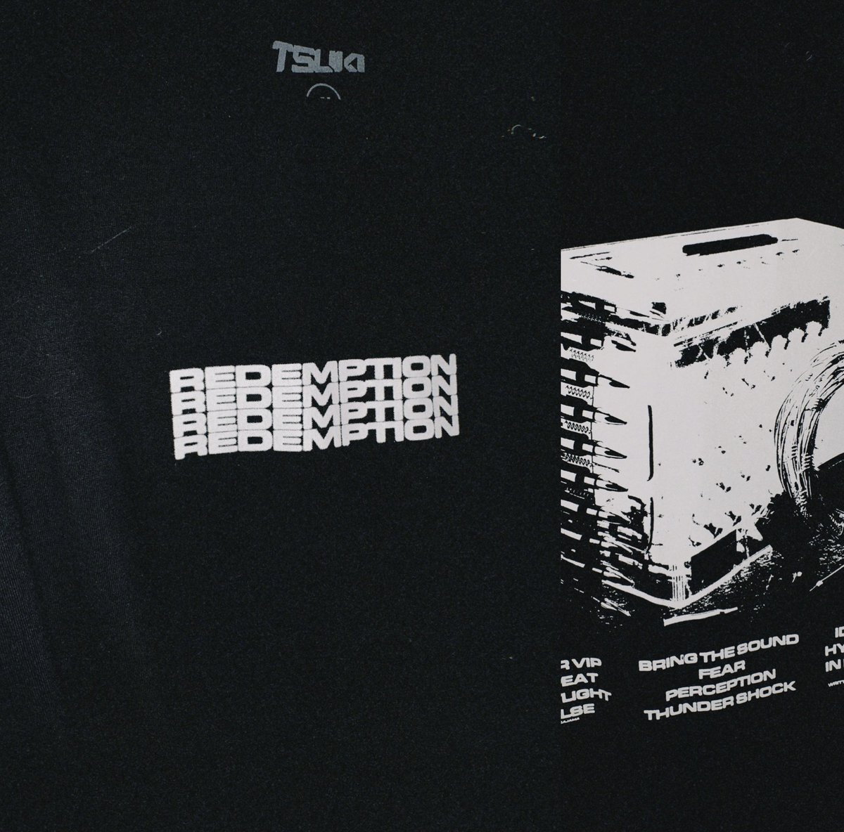 BOXING DAY MERCH DROP 🥊 

‘Redemption’ Tees drop today at 6PM BST 💽

Limited quantity so don’t sleep on them, very gassed with the quality on these!

Available via my website tsukimusic.co.uk 🌐