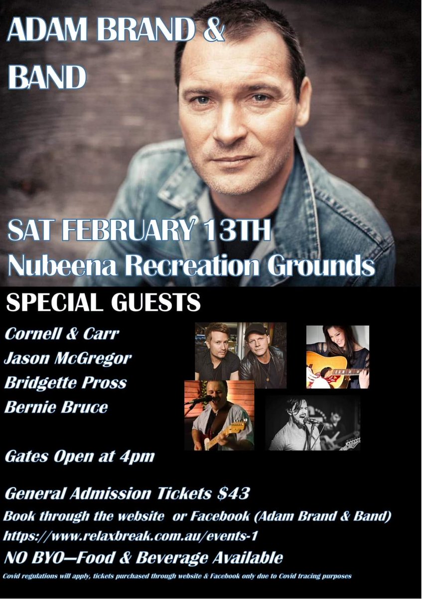 #tasmania #adambrand #music #events #concert