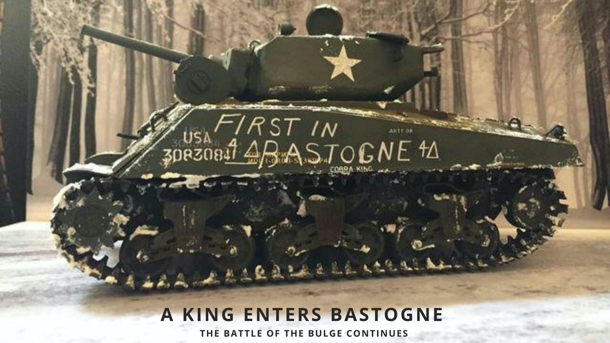 A KING ENTERS BASTOGNEThe Battle of the Bulge Continues[1 of 12]