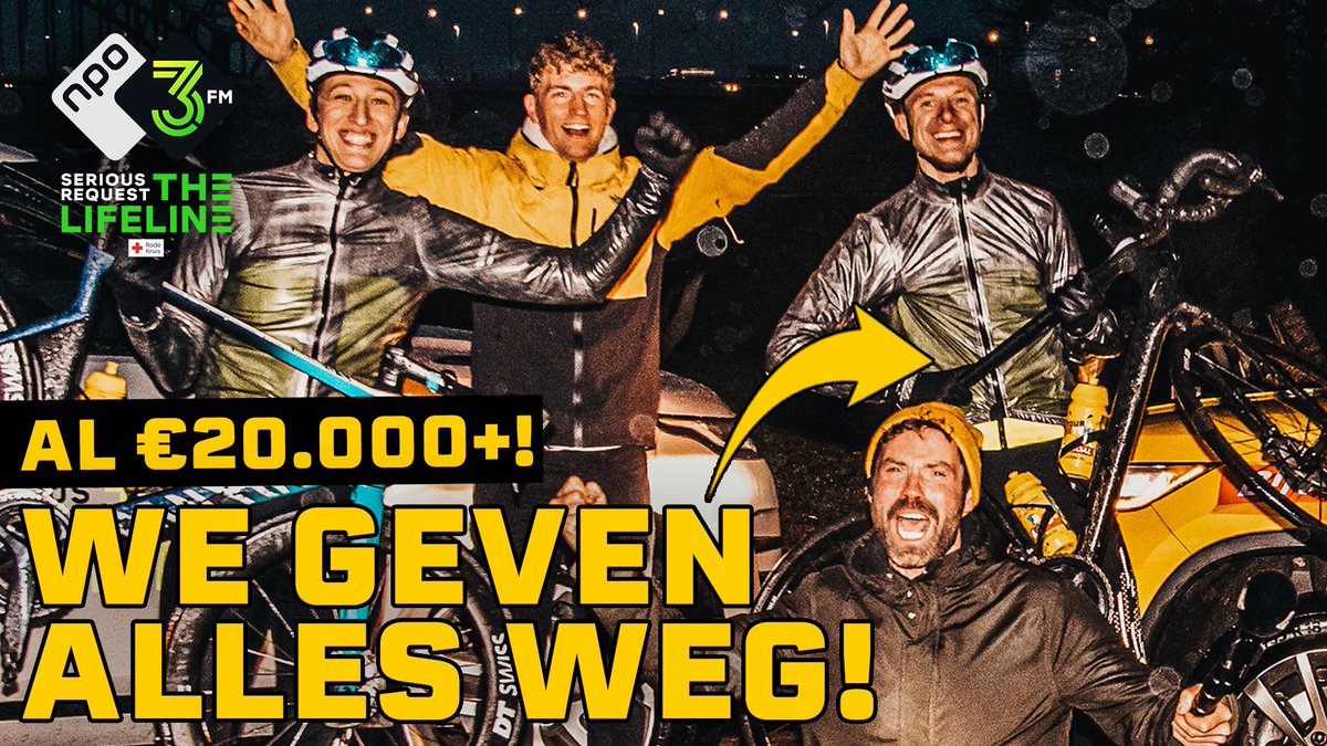 BasTietema's tweet image. Wielershirts van Tadej, Annemiek, Puck, Wout en Mathieu, de Canyon fiets van Devin en zelfs de PlayStation van Ramon Sinkeldam. We geven ALLES weg én steunen het Rode Kruis! Check nu als eerste de video!👉 youtu.be/VK2bnslDlQ0