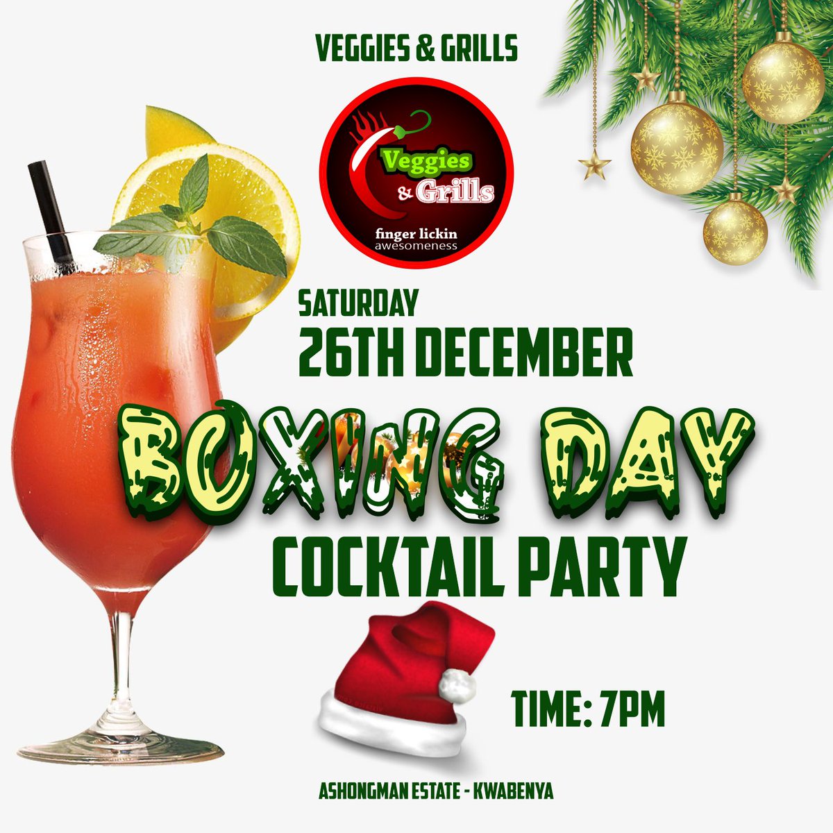 veggiesngrills's tweet image. Join Us for a night of fun and amazing COCKTAILS🍹🍸🍹🧉.. @legendarycocktails 

#christmasatveggies #cocktails 
#veggies&amp;amp;grills #veggiesandgrills #veggiesngrills #ashongmanestate #christmas  #party #christmasparty