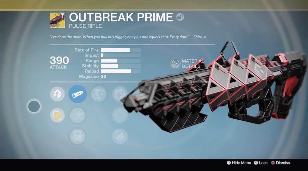 DestinyNostalgi's tweet photo. What’s been the coolest exotic quest in Destiny, and why is it Outbreak Prime? https://t.co/voVEfSdRwU