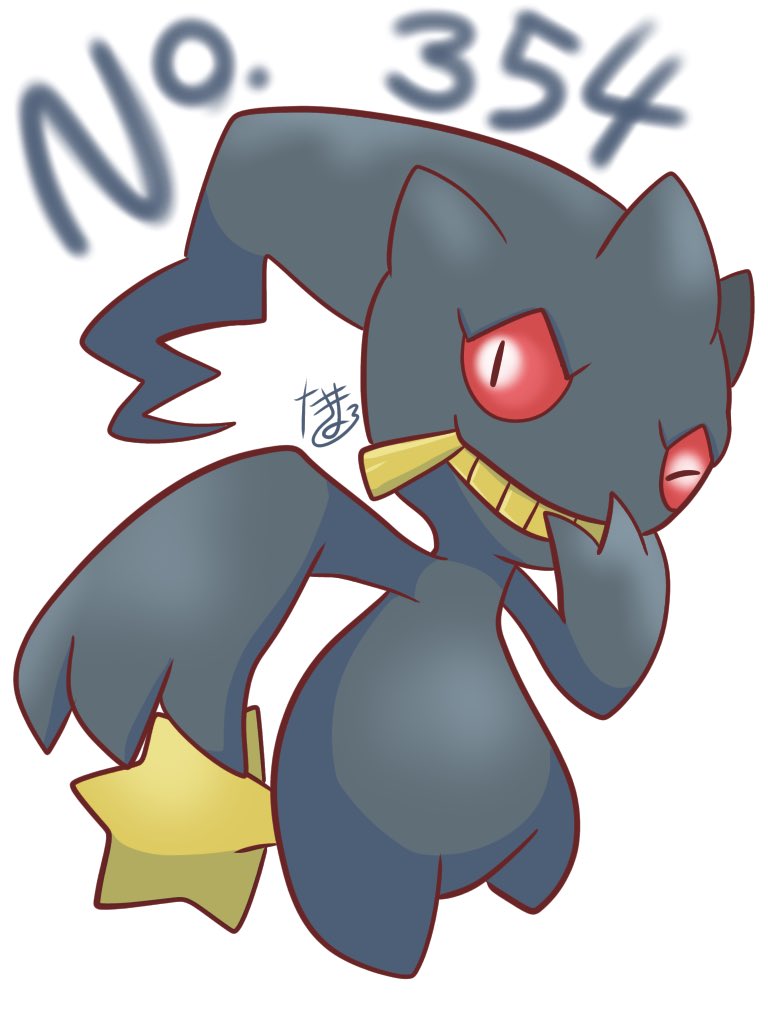 たきまろ 大滝まりょ V Twitter まりょちゃん1日1ポケ No 354 ジュペッタ 捨てられたぬいぐるみに怨念が宿って生まれたポケモン お口にチャック 物理 してるのが特徴だ 大切にされると元のぬいぐるみに戻るらしいけど ジュペッタとして大切にしてたトレーナー