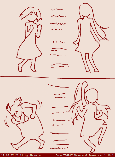 #原作の隣に自分の作品を貼る 
