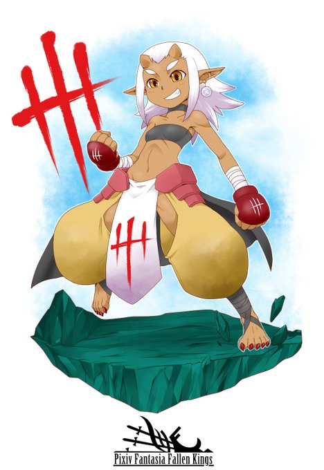 @vajureon この子自体はまだ一度も参戦してないですね。
以前参加させたこやつの子になります。 