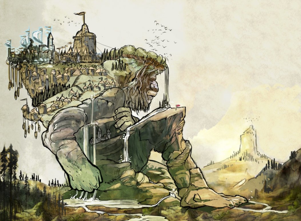 La découverte des artistes de l’Age d’or de l’illustration par Patrick Plourde est ainsi à l’origine de la création de Child of Light cinq années plus tard, leur talent ayant largement participé à inspirer sa première oeuvre originale ! #conceptart  #childoflight