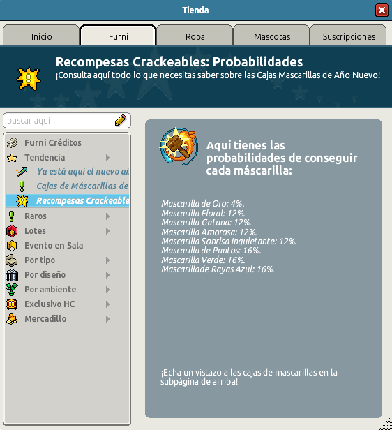 [INT] DISPONIBLE: Caja Mascarillas de Año Nuevo