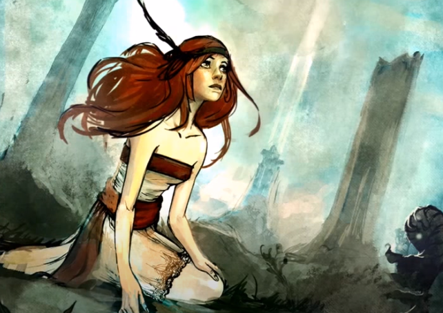 L’héroïne a été en partie conçue d’après les figures féminines de l’illustrateur John Bauer, tandis que sa chevelure rouge est inspirée du personnage d’Ariel dans La petite Sirène de Disney (1989), une adaptation du conte de Hans Christian Andersen dite La Petite Ondine (1837).